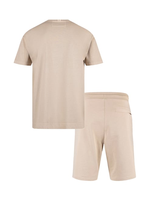 Luke 1977 Men's Logic T-Shirt and Short Set in Stone - Image 5