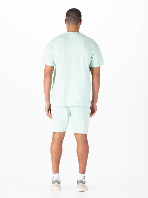 Luke 1977 Men's Logic T-Shirt and Short Set in Mint - Image 4