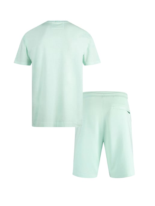Luke 1977 Men's Logic T-Shirt and Short Set in Mint - Image 5