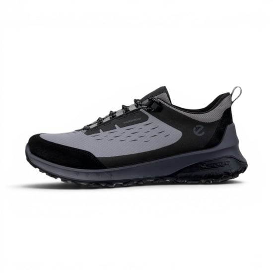 Ecco Men's Black Grey Leather Waterproof Outdoor Trainer Sneaker Shoes - ULT-TRN - Image 3
