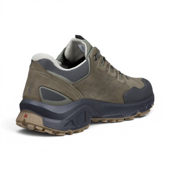 Ecco Men's Green Leather Waterproof Hiking Trainer Sneaker Shoes - Receptor XP - Image 6