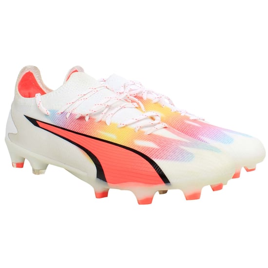 Puma Ultra Ultimate FG/AG Mens White Football Boots - Image 2