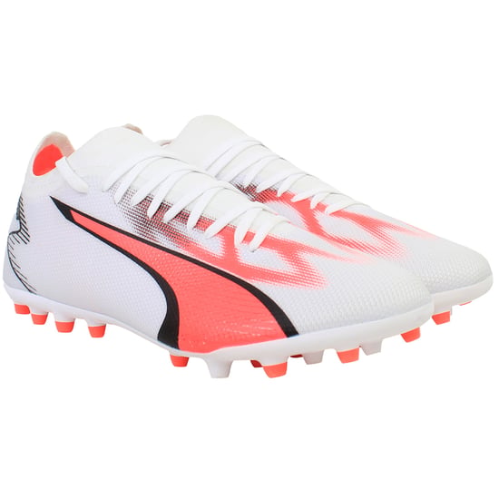 Puma Ultra Match MG Mens White Football Boots - Image 2
