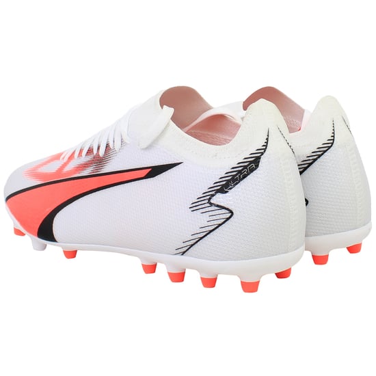 Puma Ultra Match MG Mens White Football Boots - Image 3