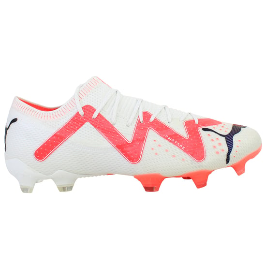 Puma Future Ultimate Low FG/AG Mens White Football Boots - Image 1