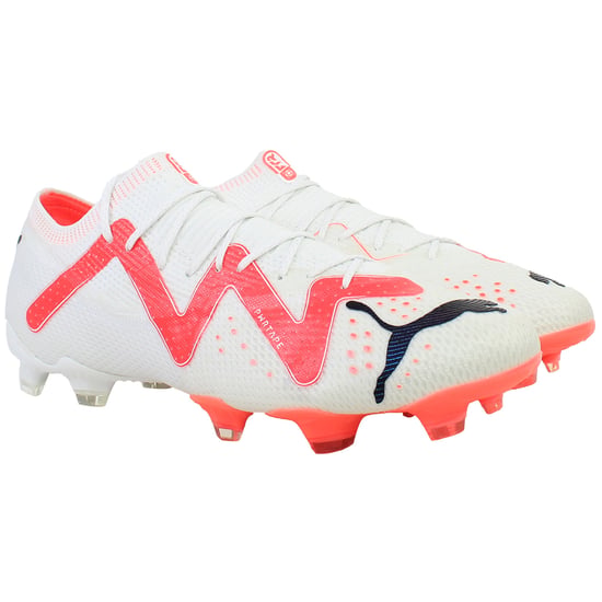 Puma Future Ultimate Low FG/AG Mens White Football Boots - Image 2