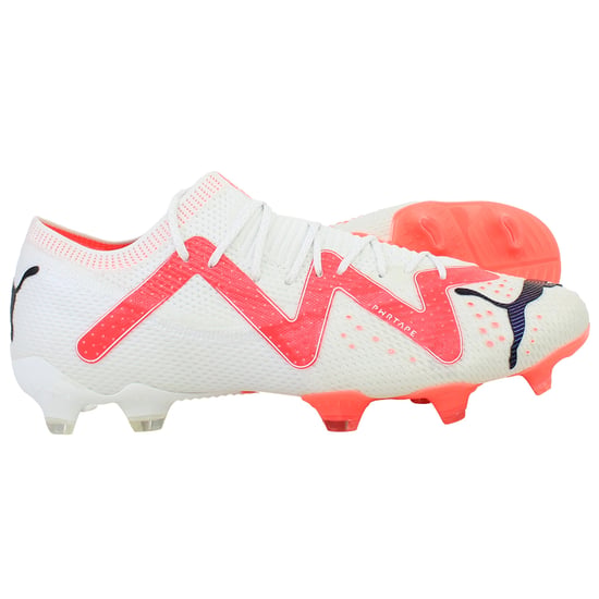 Puma Future Ultimate Low FG/AG Mens White Football Boots - Image 4