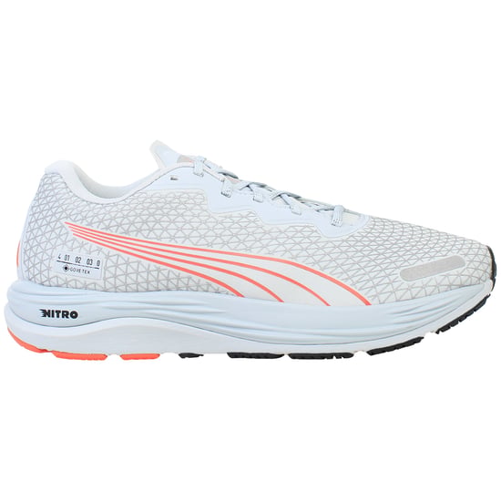 Puma Velocity Nitro 2 Gore-Tex Womens Blue/Grey Running Shoes - Image 1