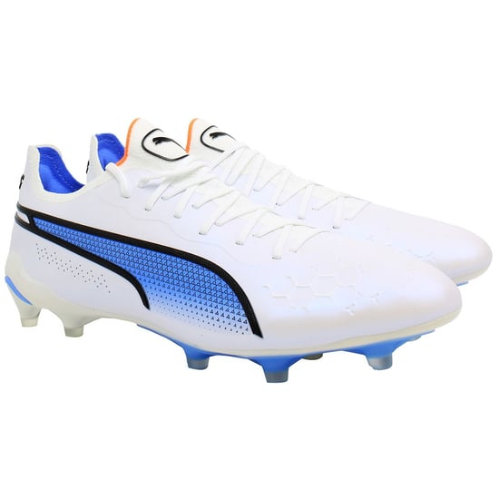 Puma King Ultimate FG/AG Womens White Football Boots - Image 2