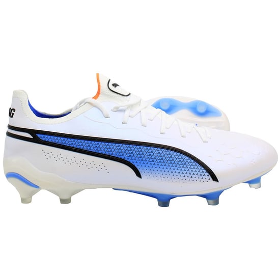 Puma King Ultimate FG/AG Womens White Football Boots - Image 4
