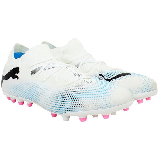 Puma Future 7 Match MG Mens White Football Boots - Image 2