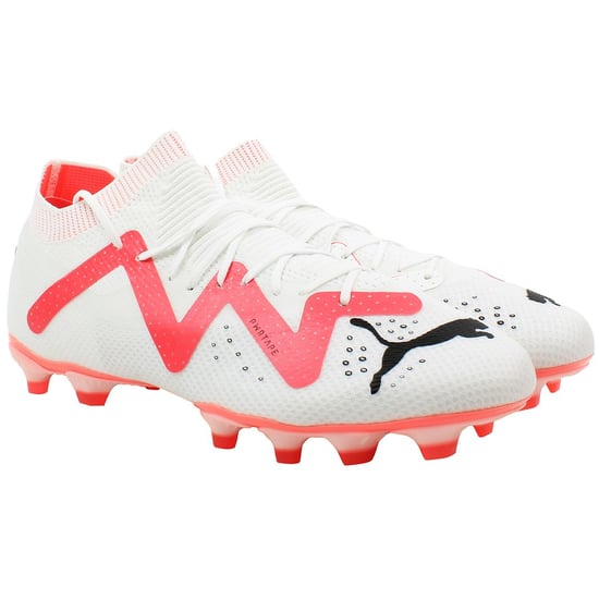 Puma Future Ultimate FG/AG Mens White Football Boots - Image 2