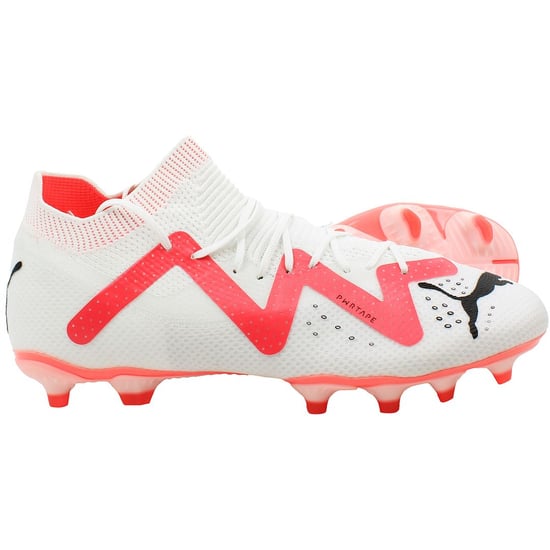 Puma Future Ultimate FG/AG Mens White Football Boots - Image 4