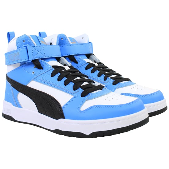Puma RBD Game Mens Blue/White High Trainers - Image 2