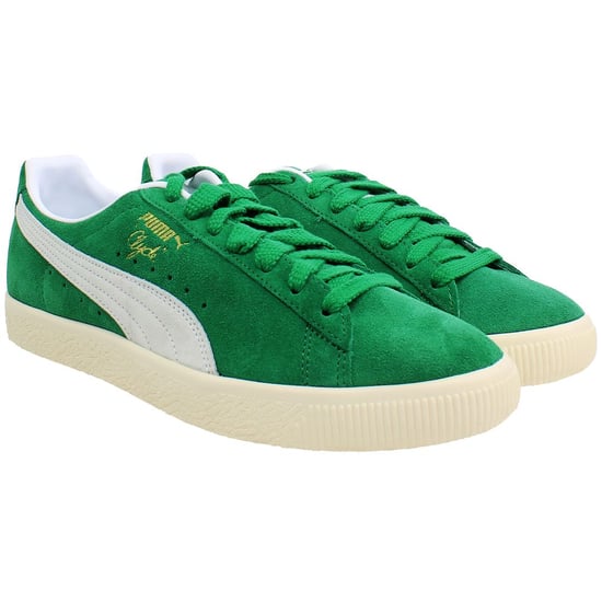 Puma Clyde OG Mens Green Trainers - Image 2