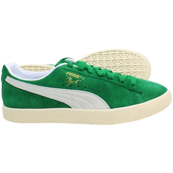 Puma Clyde OG Mens Green Trainers - Image 4