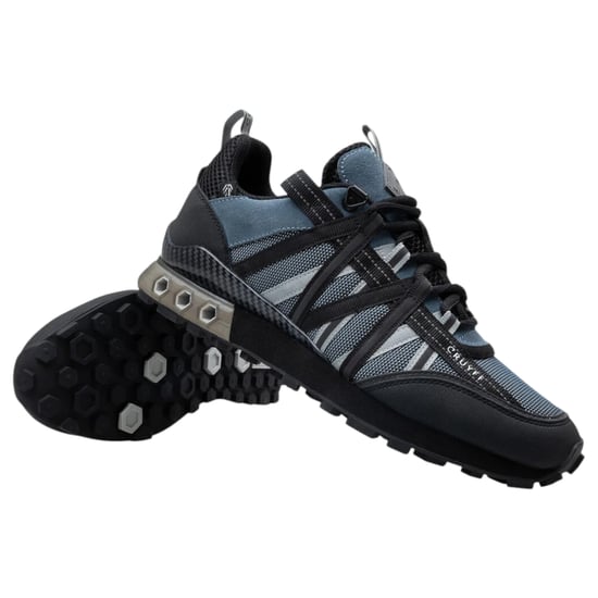 CRUYFF Mens Trainers Fearia Hex-Tech Montserrat Lace Up navy - Image 4