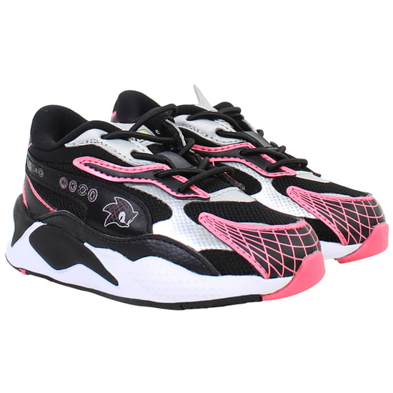 Puma x Sega RS-X3 Kids Black Trainers - Image 2