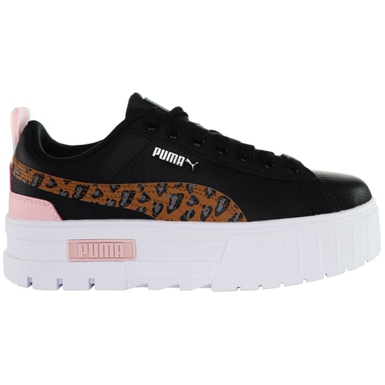 Puma Mayze Wild Kids Black Trainers - Image 1