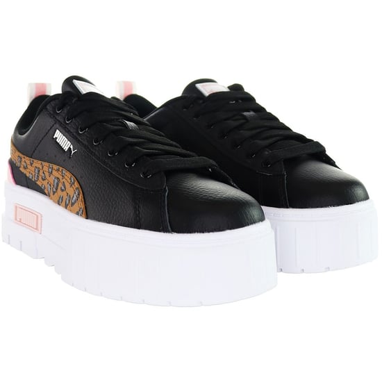 Puma Mayze Wild Kids Black Trainers - Image 2