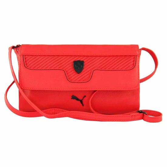 Puma Scuderia Ferrari Lifestyle Womens Red Small Satchel Bag - Image 1