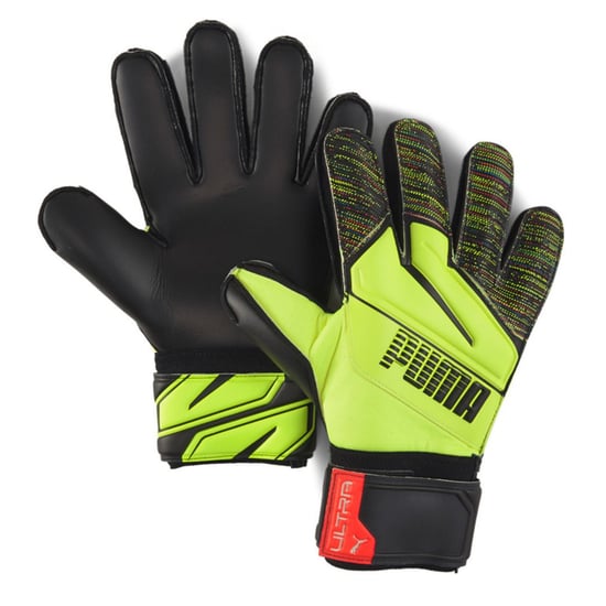 Puma Ultra Protect 2 RC Mens Black/Yellow Goalkeeper Gloves - Image 1