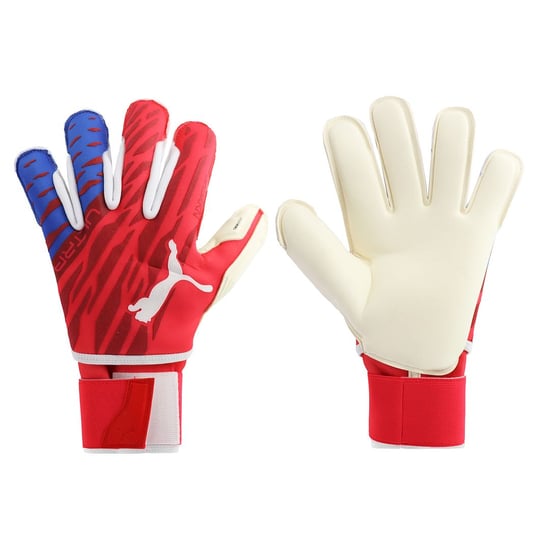 Puma Ultra Protect 1 RC Red/Blue Goalkeeper Gloves - Image 1