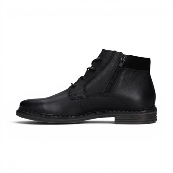 Bugatti Mens Black Leather Lace-up Chukka Ankle Boots - Rigalo Evo - Image 5