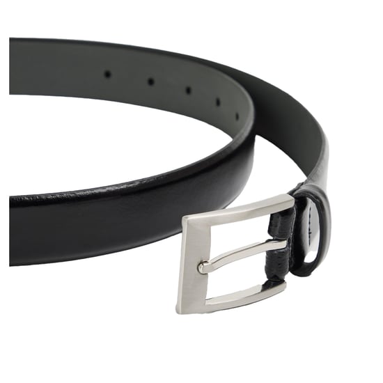 Boss Riem heren koeienhuid leer (Zwart) - Image 3