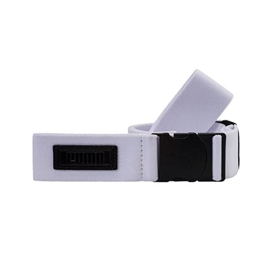 Puma Youth Ultra Lite Stretch Unisex White Golf Belt - Image 1