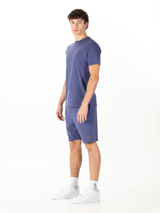 Luke 1977 Men's Traff T-shirt and Short Set in Future Dusk Purple - Image 3