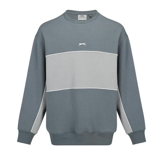 Slazenger Heren Fleece Sweatshirt met ronde hals (Leisteen/Grijs) - Image 1