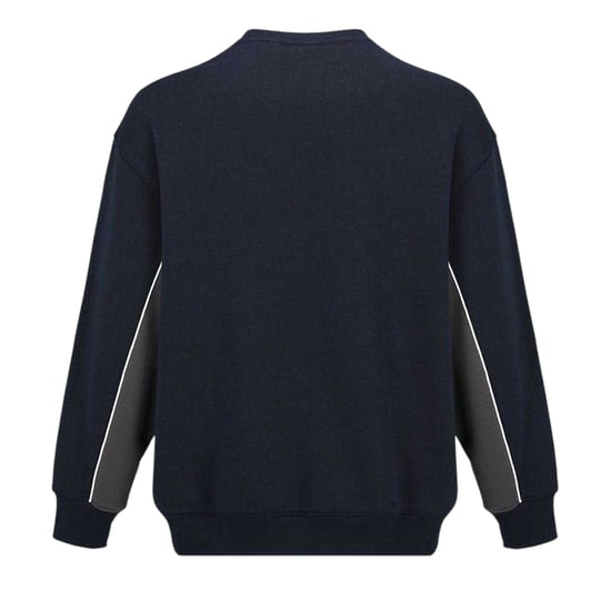 Slazenger Heren Fleece Sweatshirt met ronde hals (Marine/Rook) - Image 2