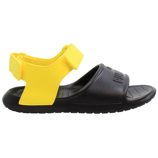 Puma Divecat V2 Injex Kids Black/Yellow Sandals - Image 1