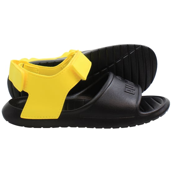 Puma Divecat V2 Injex Kids Black/Yellow Sandals - Image 4
