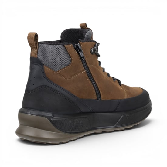 Ecco Men's Waterproof Black Tan Leather Outdoor Walking Boots - Byway 2.0 - Image 6