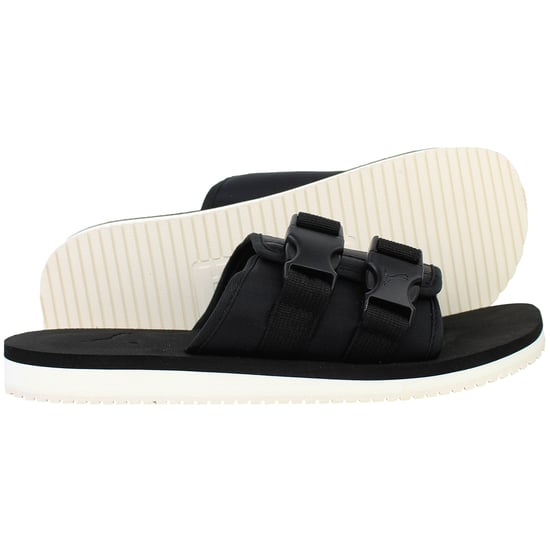 Puma Wilo Lux Nylon Mens Black Sliders - Image 4