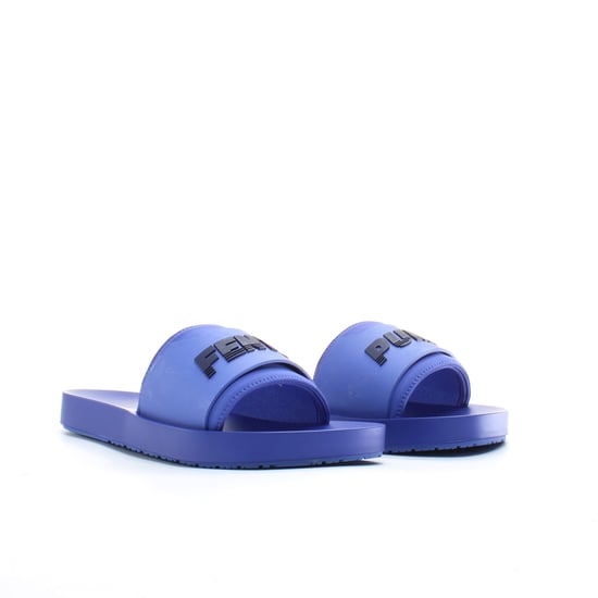Puma x Rihanna Fenty Surf Womens Blue Sliders - Image 1