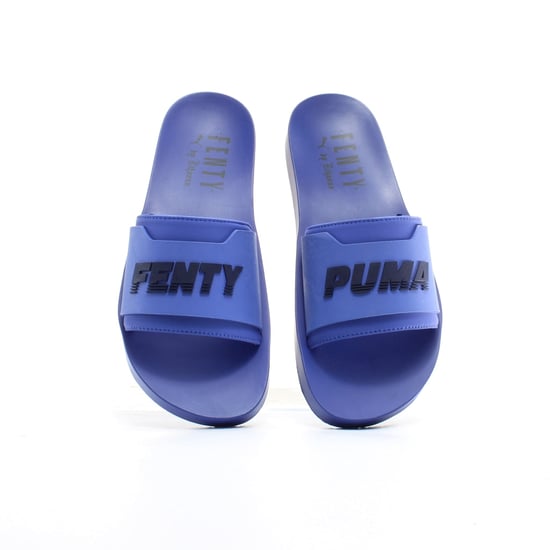 Puma x Rihanna Fenty Surf Womens Blue Sliders - Image 5