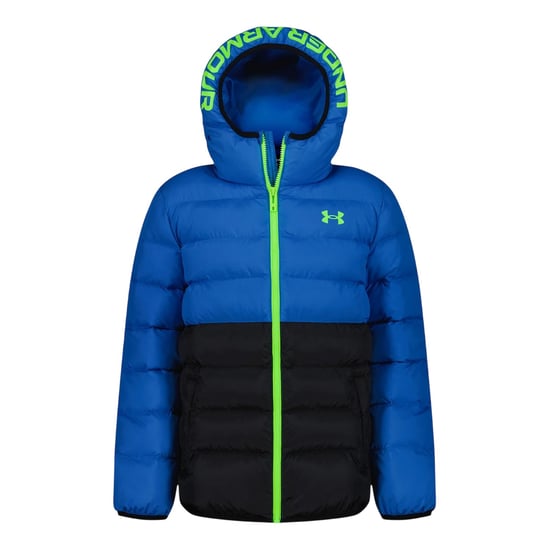 Under Armour Pronto polyester gewatteerd jack voor kinderen (Marineblauw/Techblauw) - Image 1