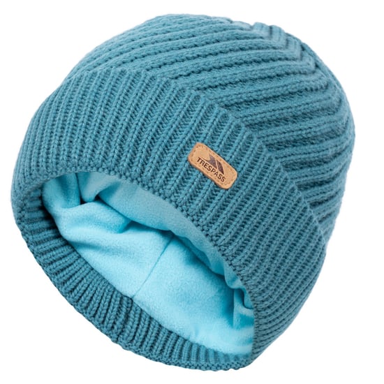 Trespass Dames/Dames Gedraaide Gebreide Beanie (Storm Blauw) - Image 1