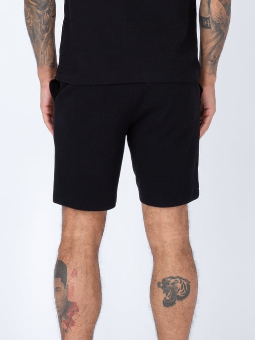 Luke 1977 Men's Laki Textured Shorts in Black - Image 4