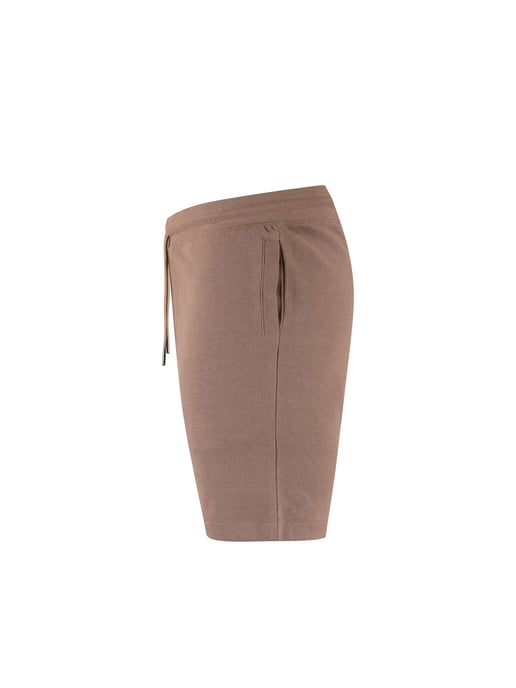 Luke 1977 Men's Laki Textured Shorts in Brown - Image 5
