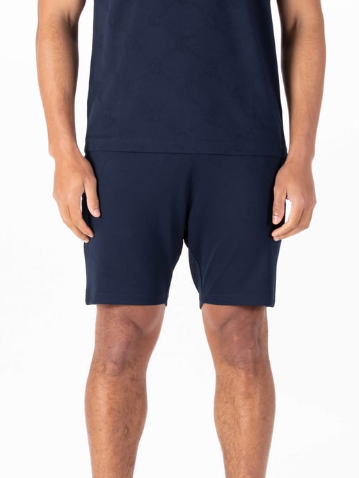Luke 1977 Men's Phoenix Textured Shorts in Dark Navy - Image 3