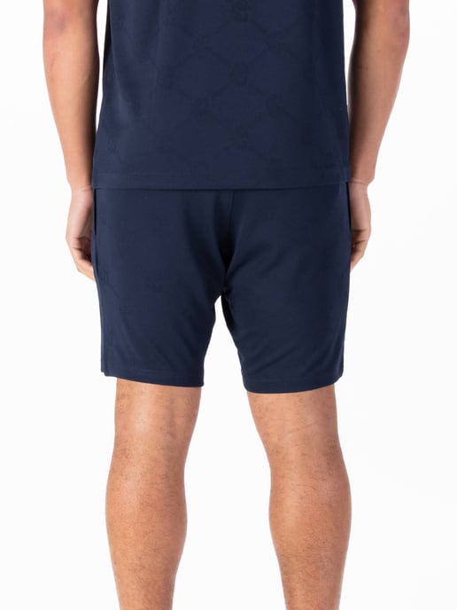Luke 1977 Men's Phoenix Textured Shorts in Dark Navy - Image 4