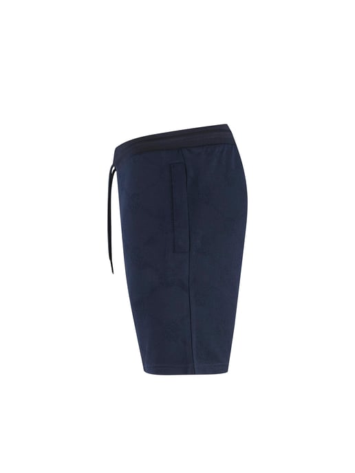 Luke 1977 Men's Phoenix Textured Shorts in Dark Navy - Image 5