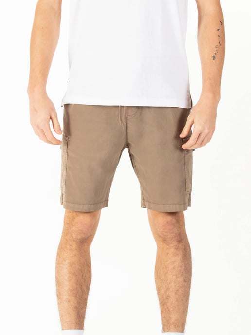 Luke 1977 Men's Detalle Technical Cargo Short in Brown - Image 3