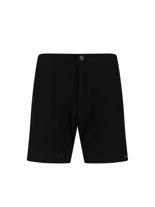 Luke 1977 Men's Helston Textured Shorts in Black - Image 1