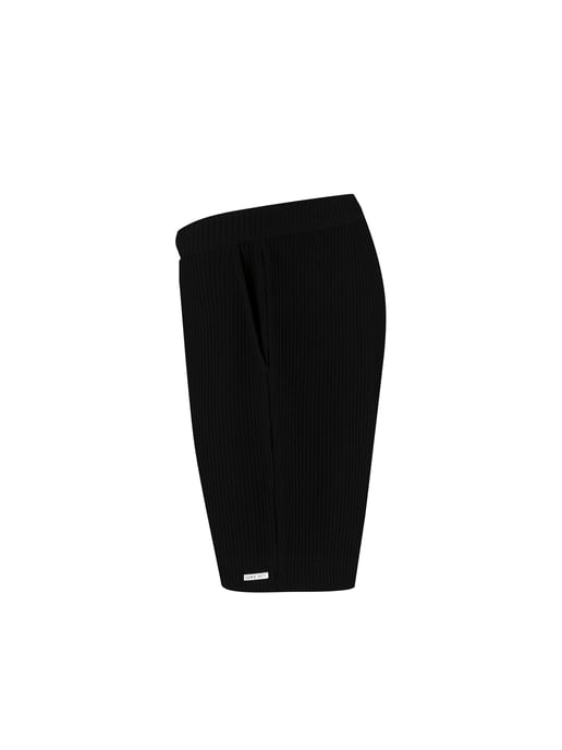 Luke 1977 Men's Helston Textured Shorts in Black - Image 5