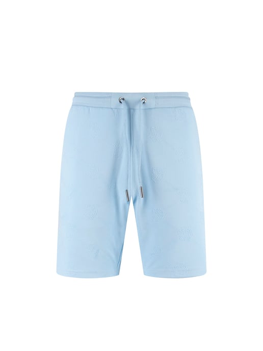 Luke 1977 Men's Phoenix Textured Shorts in Sky Blue - Image 1